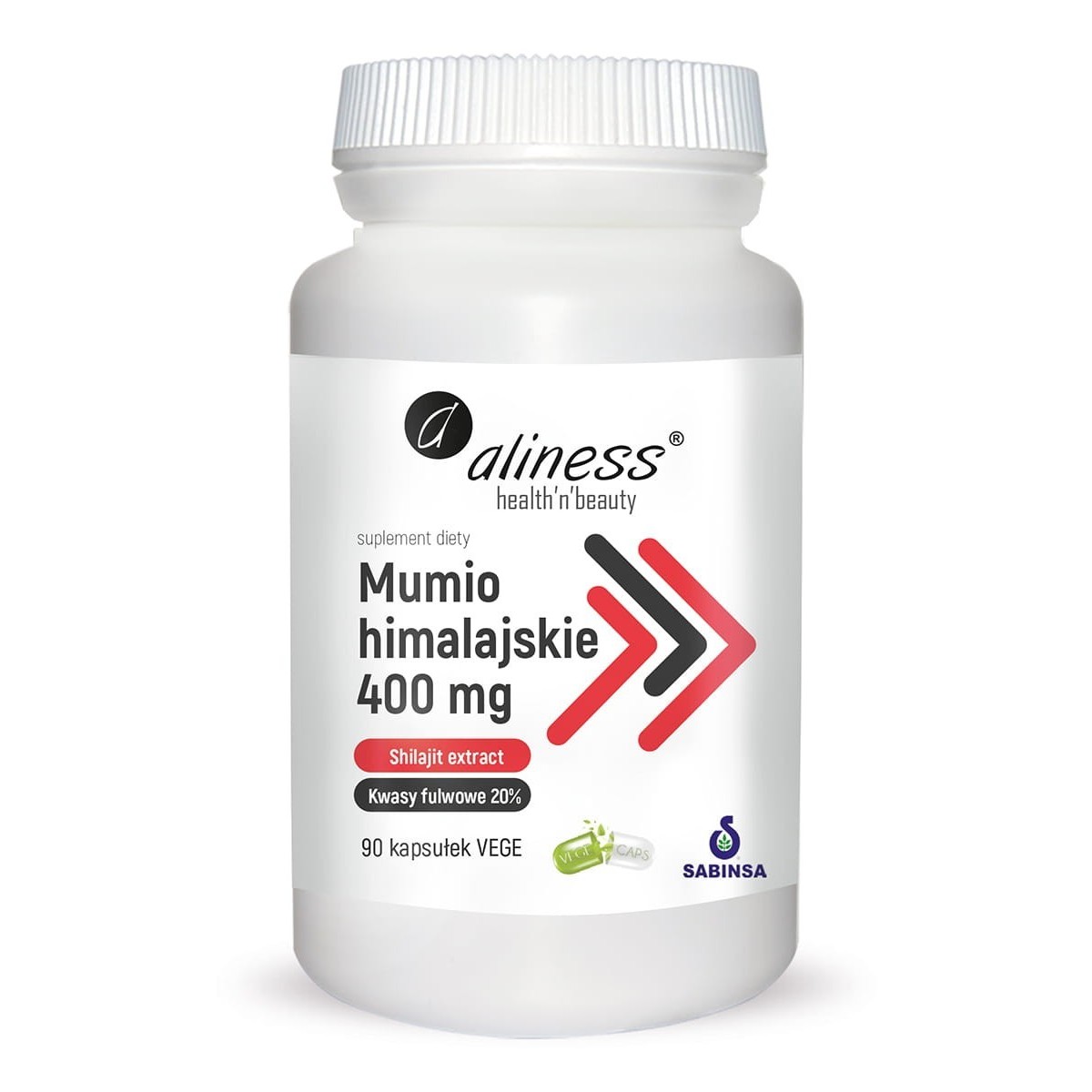ALINESS Shilajit - Mumio himalajskie 400mg x 90 Vege ...
