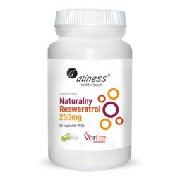 ALINESS Naturalny Resweratrol Veri-Te 250mg x 60 Vege