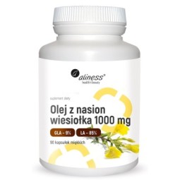 Aliness Olej z nasion wiesiołka 9%/70% 1000 mg x 90 kapsułek
