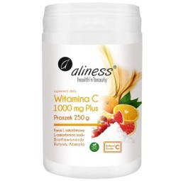 Witamina C 1000 Buforowana Plus Proszek 250 g Aliness