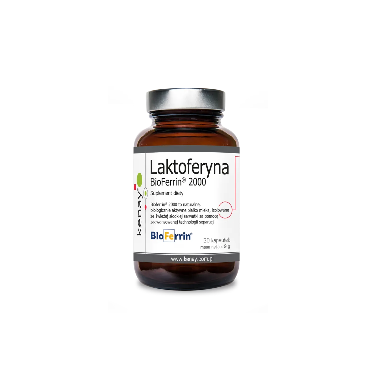 Laktoferyna BioFerrin® 2000 (30 kapsułek) - suplement diety