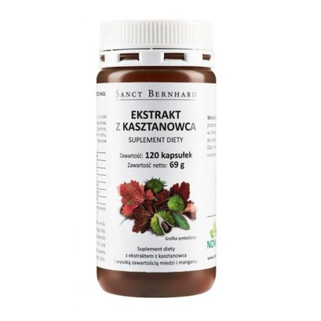 Ekstrakt z kasztanowca 120kaps Sanct Bernhard