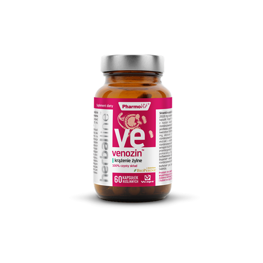 Venozin™ krążenie żylne 60 kaps Vcaps® | Herballine™ Pharmovit