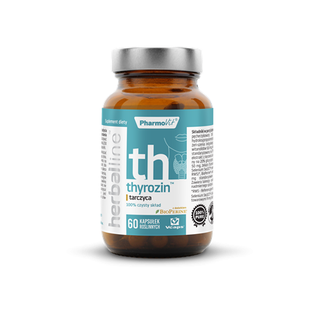 Thyrozin™ tarczyca 60 kaps Vcaps® | Herballine™ Pharmovit
