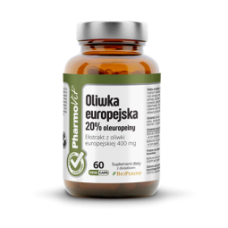 Oliwka europejska 20% oleuropeiny 60 kaps Vcaps® | Clean Label Pharmovit
