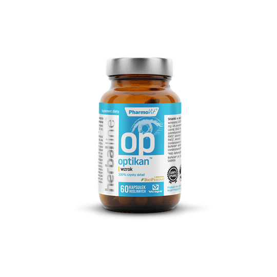 Optikan™ wzrok 60 kaps Vcaps® | Herballine™ Pharmovit