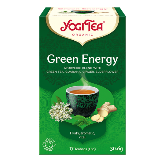 HERBATA ZIELONA ENERGIA (GREEN ENERGY) BIO (17 x 1,8 g) 30,6 g - YOGI TEA