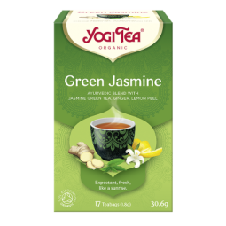 HERBATA ZIELONA JAŚMINOWA (GREEN JASMINE) BIO (17 x 1,8 g) 30,6 g - YOGI TEA