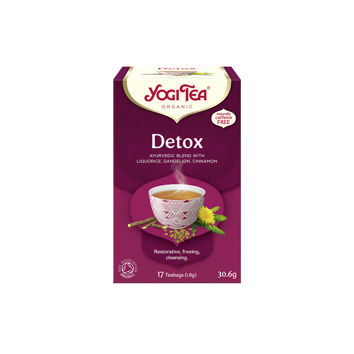 HERBATKA DETOX BIO (17 x 1,8 g) 30,6 g - YOGI TEA