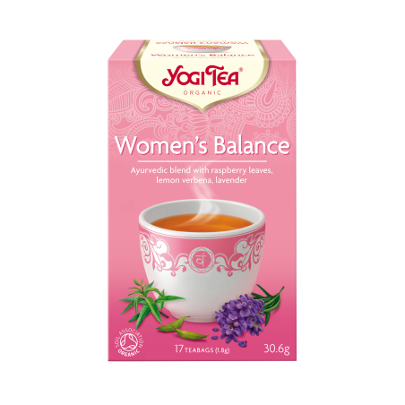 HERBATKA DLA KOBIET - RÓWNOWAGA (WOMEN'S BALANCE) BIO (17 x 1,8 g) 30,6 g - YOGI TEA
