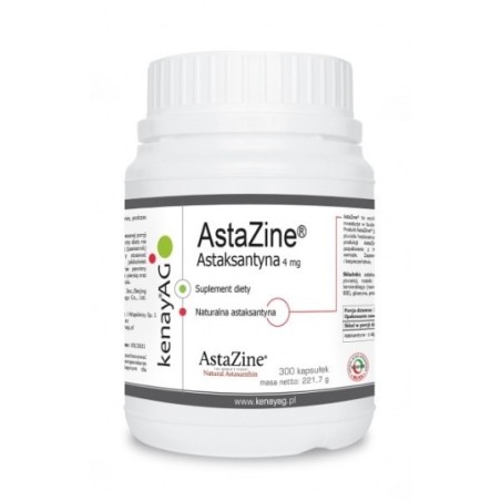 AstaZine® Astaksantyna 4 mg (300 kapsułek) - suplement diety
