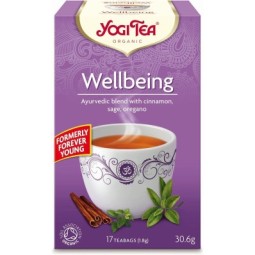 HERBATKA NA DOBRE SAMOPOCZUCIE (WELLBEING) BIO (17 x 1,8 g) 30,6 g - YOGI TEA