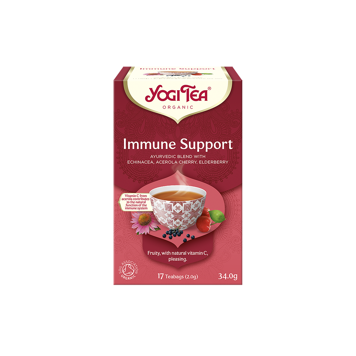 HERBATKA NA ODPORNOŚĆ (IMMUNE SUPPORT) BIO (17 x 2 g) 34 g - YOGI TEA