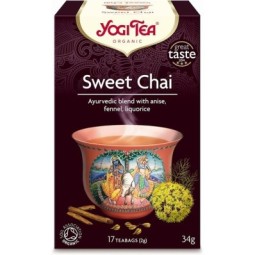 HERBATKA SŁODKI CHAI (SWEET CHAI) BIO (17 x 2 g) 34 g - YOGI TEA