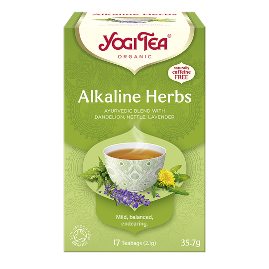 HERBATKA ZIOŁA ALKALICZNE (ALKALINE HERBS) BIO (17 x 2,1 g) 35,7 g - YOGI TEA