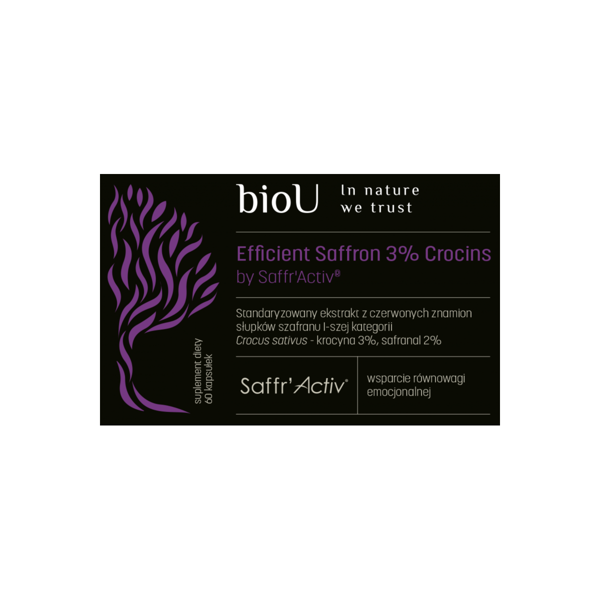 Efficient Saffron by Saffr'Activ® (60 kaps.)