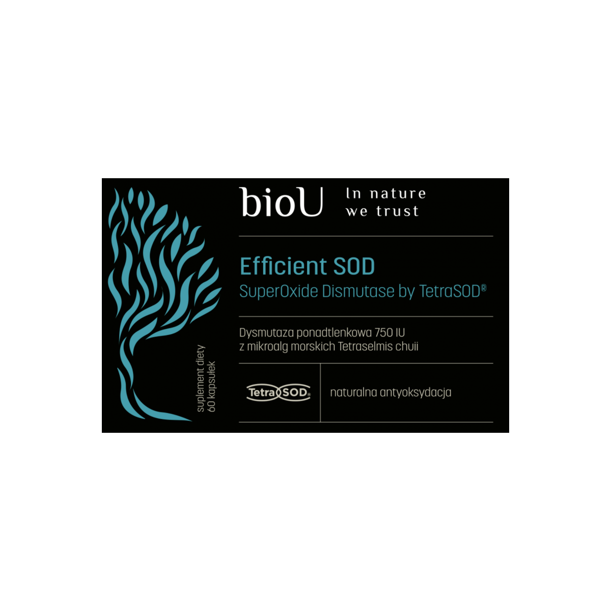 Efficient SOD SuperOxide Dismutase By TetraSOD® (60 Kaps.) - kocimietkahasz.pl