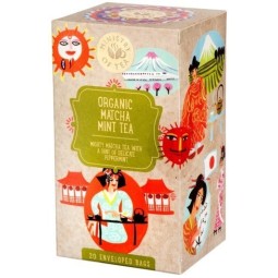 HERBATA ZIELONA Z MIĘTĄ I MATCHĄ BIO (20 x 1,7 g) 34 g - MINISTRY OF TEA