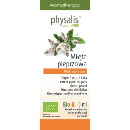 OLEJEK ETERYCZNY MIĘTA PIEPRZOWA (PEPERMUNT) BIO 10 ml - PHYSALIS