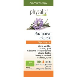 OLEJEK ETERYCZNY ROZMARYN LEKARSKI (ROZEMARIJN) BIO 10 ml - PHYSALIS