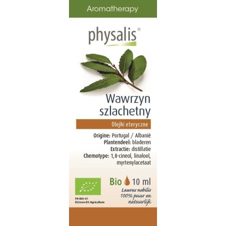 OLEJEK ETERYCZNY WAWRZYN SZLACHETNY (LAURIER) BIO 10 ml - PHYSALIS