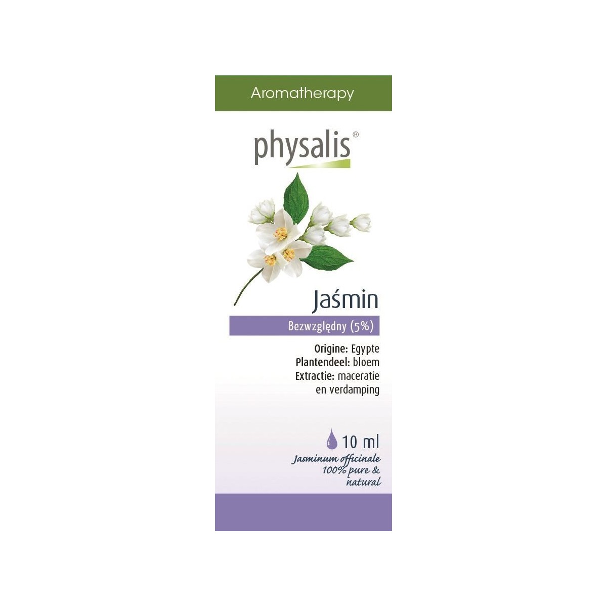 OLEJEK JAŚMIN WIELKOKWIATOWY ABSOLUT (JASMIJN) 10 ml - PHYSALIS
