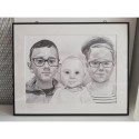 Oprawa portretu/karykatury - Portrety/karykatury rysowane ze zdjęcia