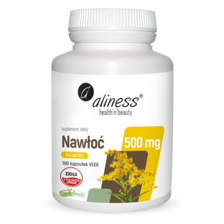 Aliness Nawłoć (Solidago virgaurea L) ekstrakt 10:1 500mg