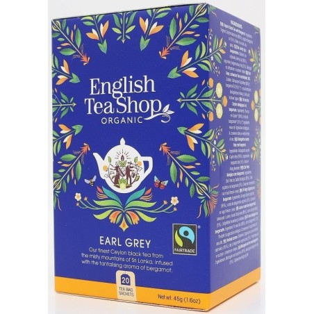 HERBATA EARL GREY FAIR TRADE BIO (20 x 2,25 g) 45 g - ENGLISH TEA SHOP ORGANIC