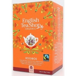 HERBATKA ROOIBOS FAIR TRADE BIO (20 x 2 g) 40 g - ENGLISH TEA SHOP ORGANIC