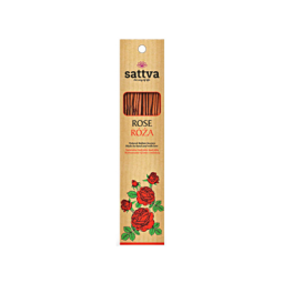 KADZIDŁO INDYJSKIE RÓŻA (15 szt.) 30 g - SATTVA