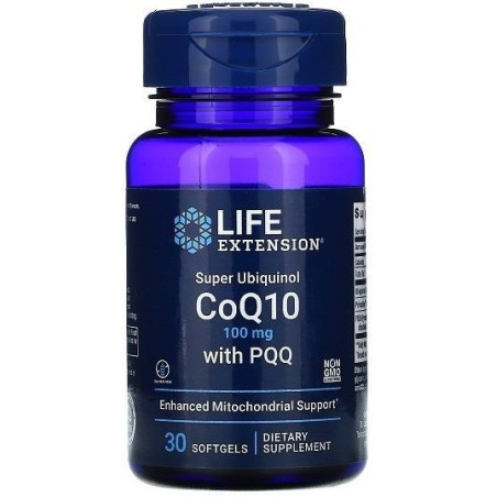 Life Extension - Super Ubiquinol CoQ10 with PQQ, 100 mg - 30 kapsułek