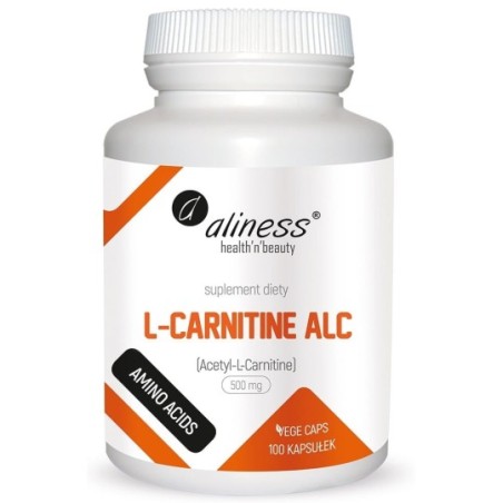 Aliness L-Carnityne ALC 500 mg x 100 Vege caps.