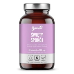 Panaseus Święty Spokój 50 kaps. - Zioło na stres - kocimietkahasz.pl