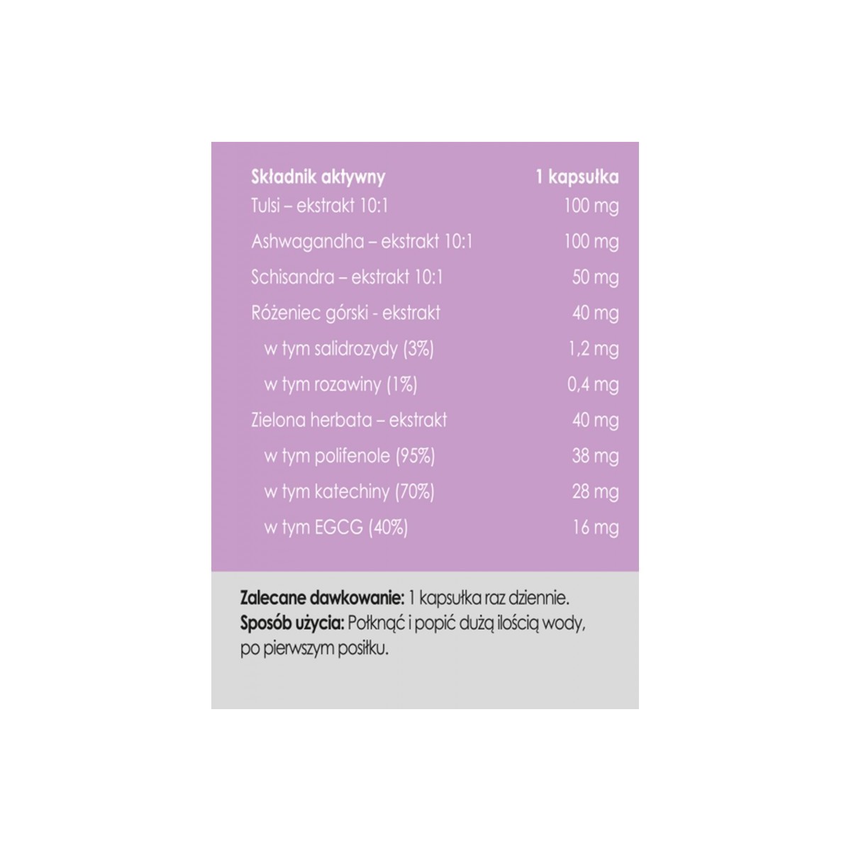 Panaseus Święty Spokój 50 kaps. - Zioło na stres - kocimietkahasz.pl