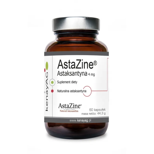 AstaZine® Astaksantyna 4 mg (60 kapsułek) - Kenay - kocimietkahasz.pl