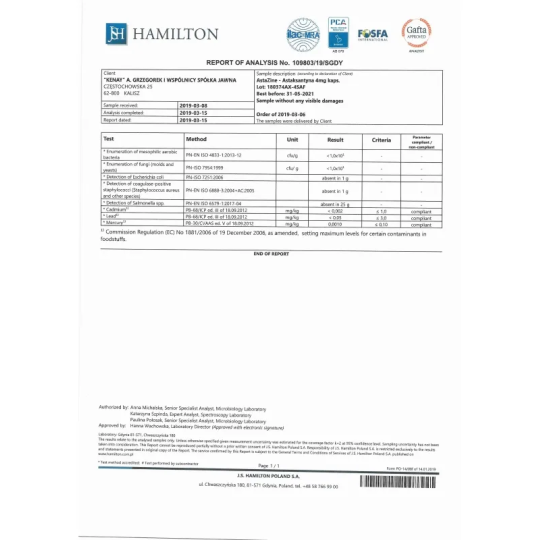 AstaZine® Astaksantyna 4 mg (300 kapsułek) - suplement diety