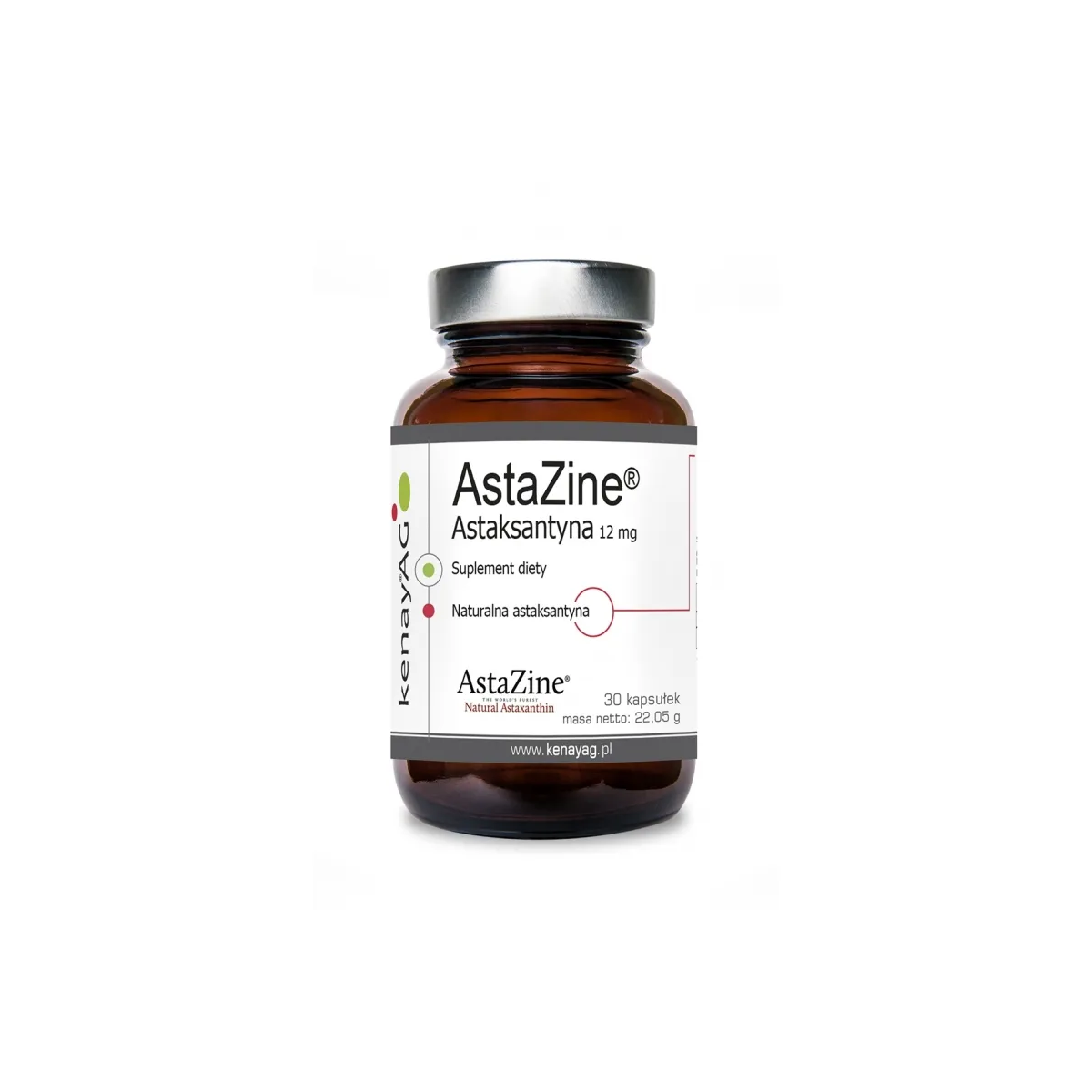 AstaZine® Astaksantyna 12 mg (30 kapsułek) - Kenay - kocimietkahasz.pl