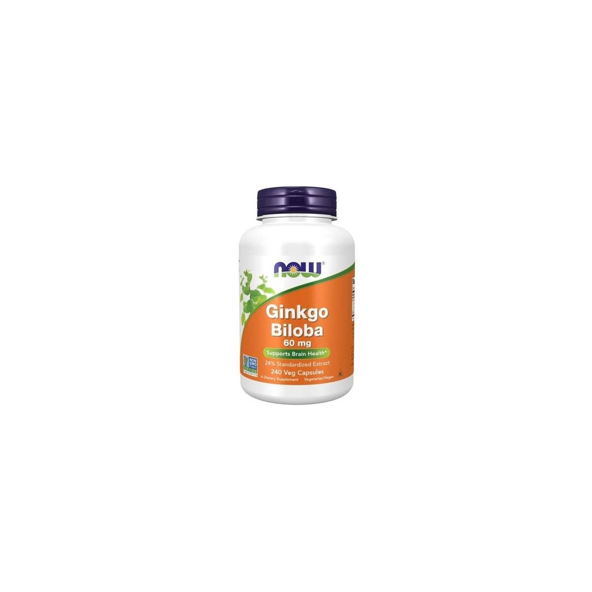 Ginkgo Biloba ekstrakt - Miłorząb Japoński (240 kaps.) - NOW FOODS