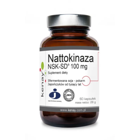 Nattokinaza 100 mg NSK-SD ® (60 kapsułek) - Kenay