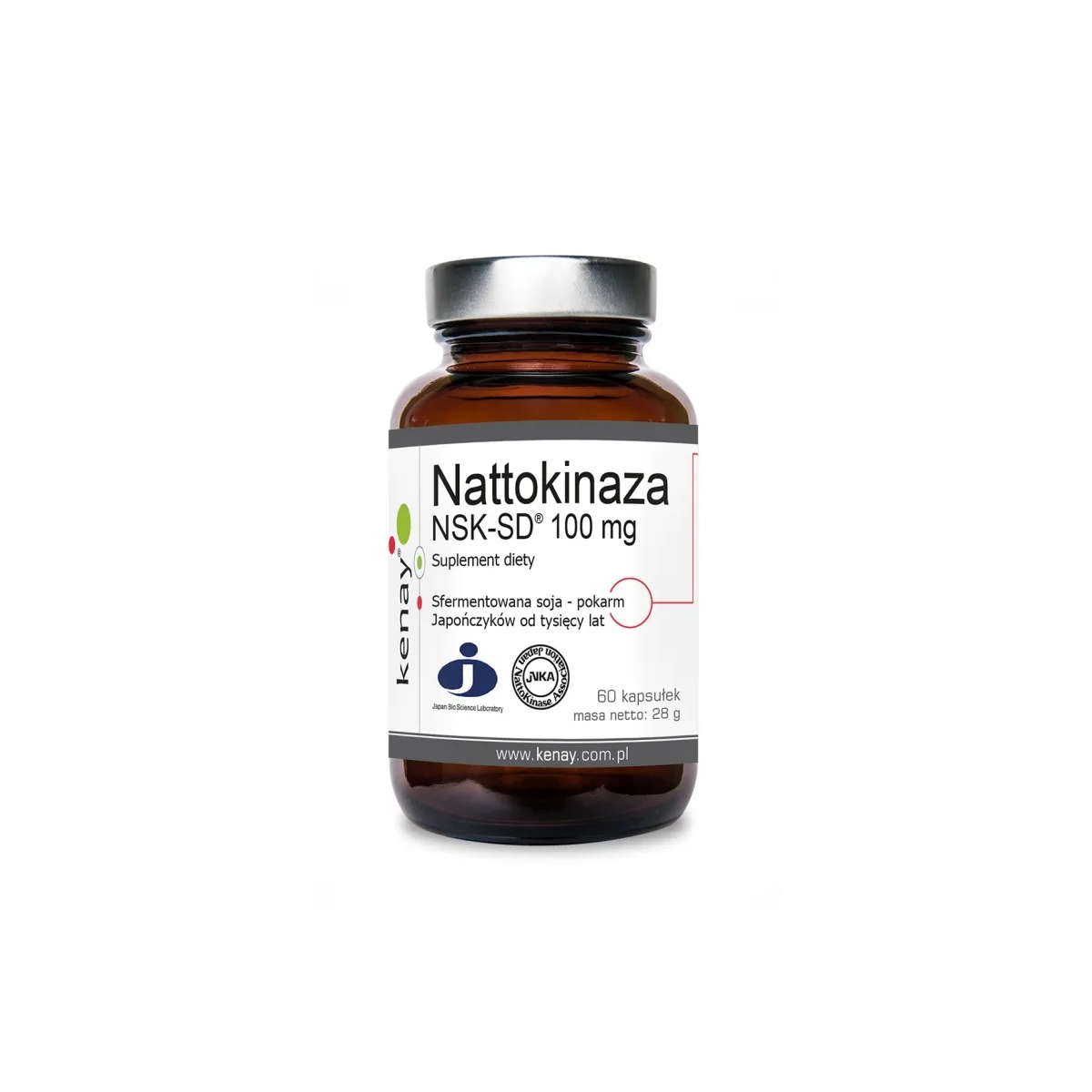 Nattokinaza 100 mg NSK-SD ® (60 kapsułek) - Kenay