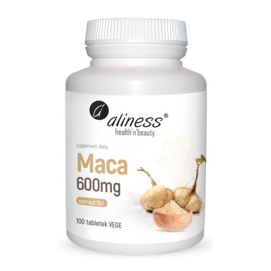 Maca ekstrakt 10:1 600mg - Aliness