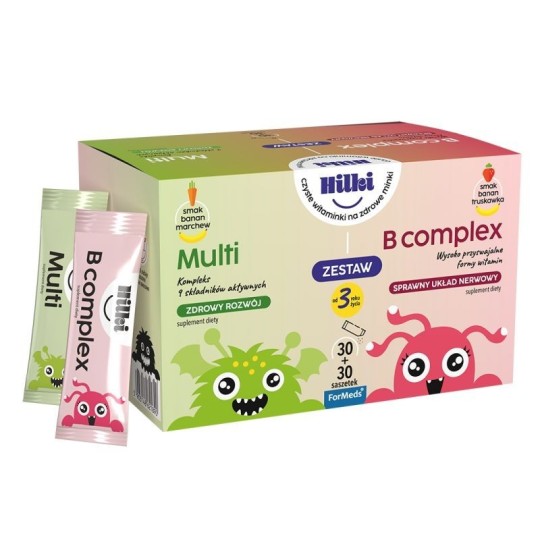 HILKI dla Dzieci Zestaw Multi + B Complex 60 saszetek ...