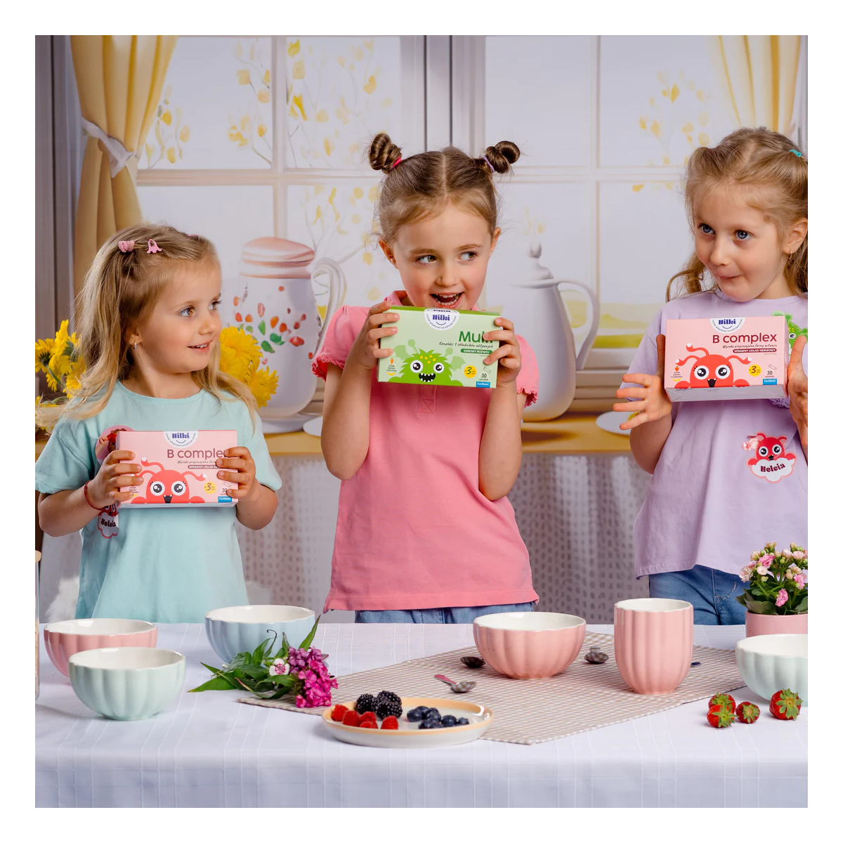 HILKI dla Dzieci Zestaw Multi + B Complex 60 saszetek ...