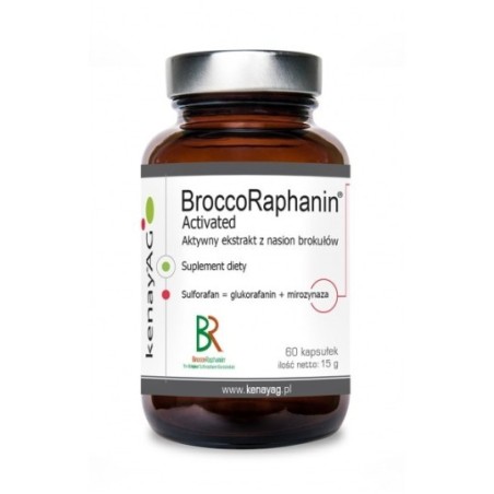 BroccoRaphanin® Activated - Aktywny ekstrakt z nasion brokułów (60 kapsułek) - suplement diety