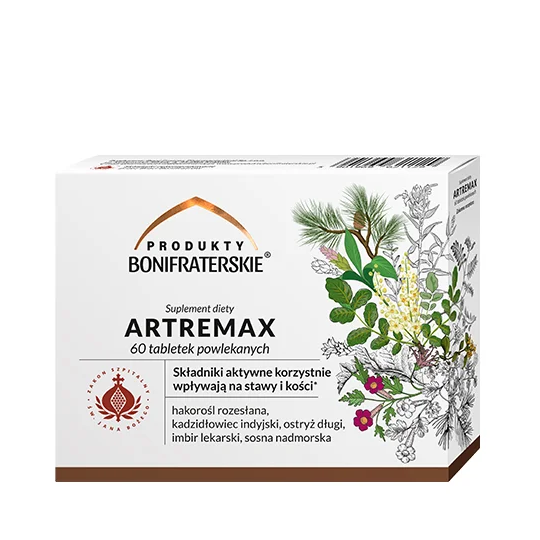 Produkty Bonifraterskie | ARTREMAX na stawy i kości 60tabl