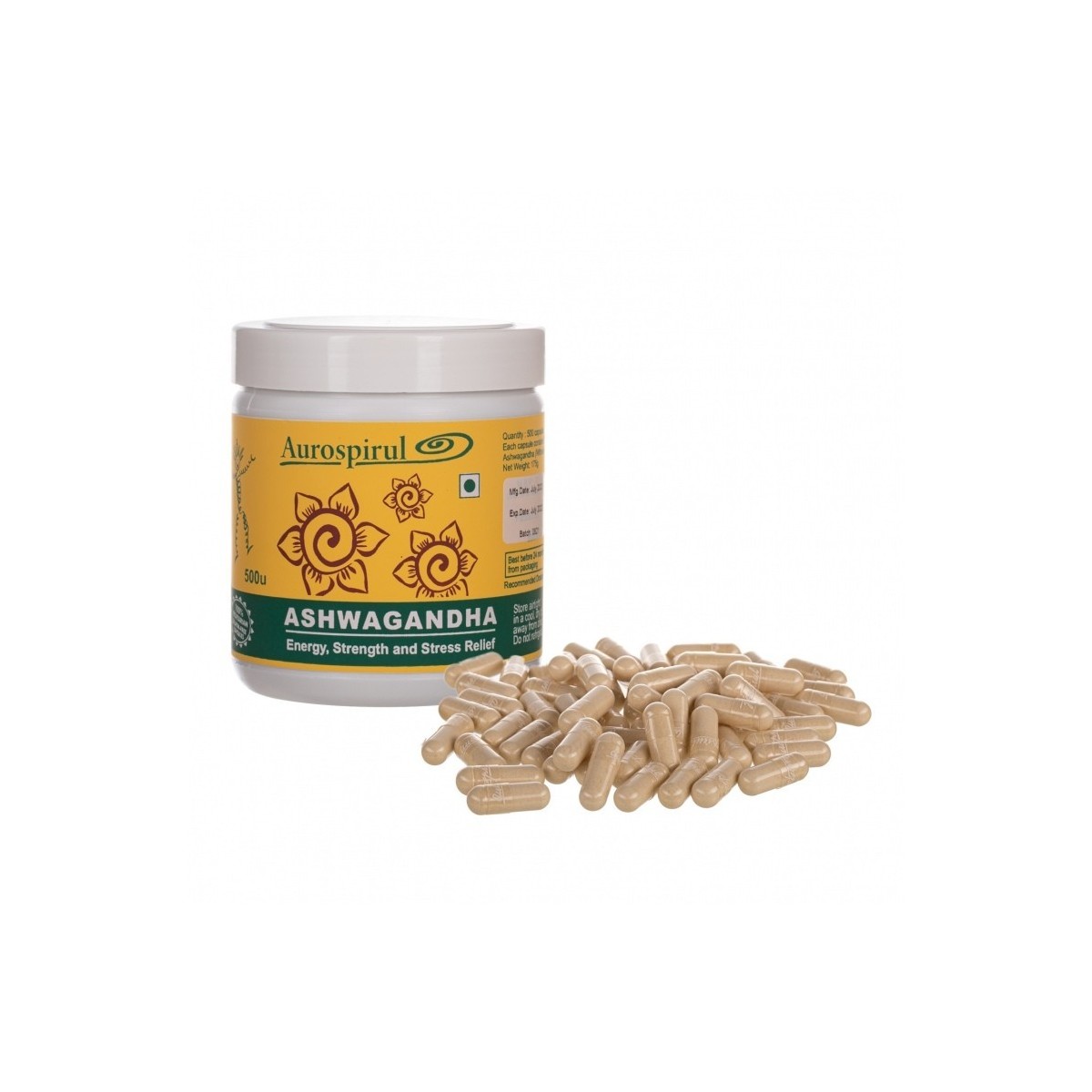 Ashwagandha (500 kaps.) Aurospirul