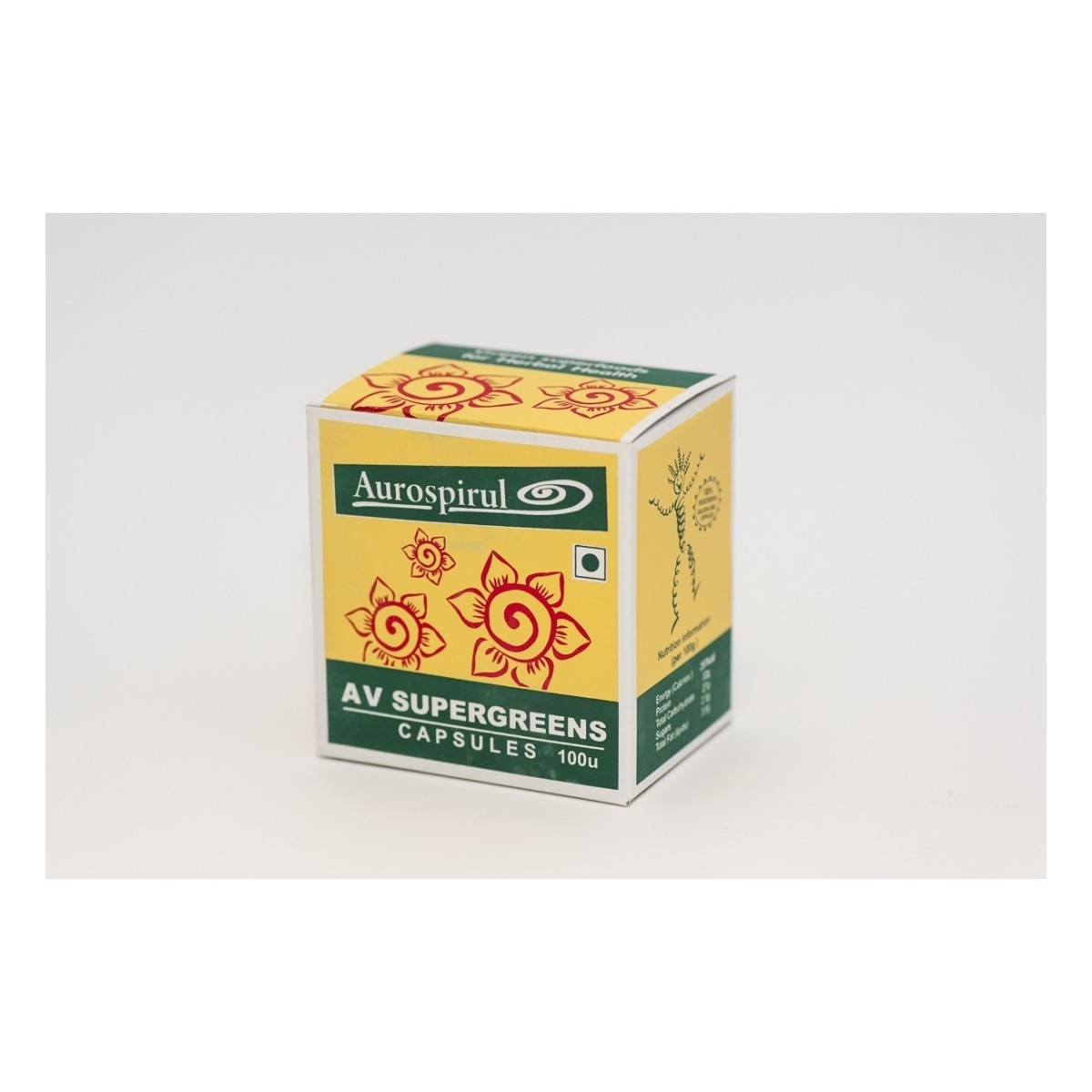 Av SuperGreens – Aurospirul, 100kapsułek  - kocimietkahasz.pl