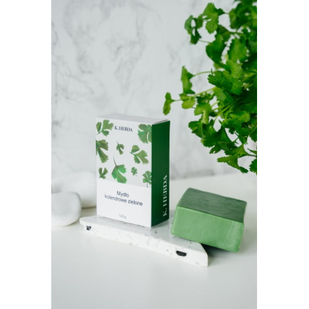 Mydło kolendrowe zielone - kocimietkahasz.pl