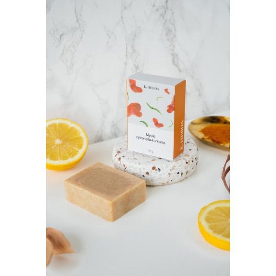 Mydło cytronella-kurkuma - kocimietkahasz.pl